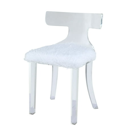 acrylic chair with fur ghost acme bradley accent chair in white fur and clear acrylic walmartcom acrylic chair with fur ghost acme bradley accent chair in white fur and clear acrylic walmartcom